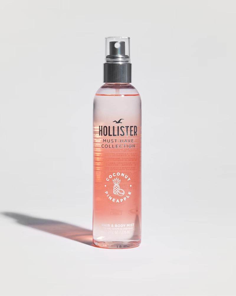 Hollister | Must-Have Collection | COCONUT AND PINEAPPLE | Hair & Body Mist 236ml - StyleOcean Limited