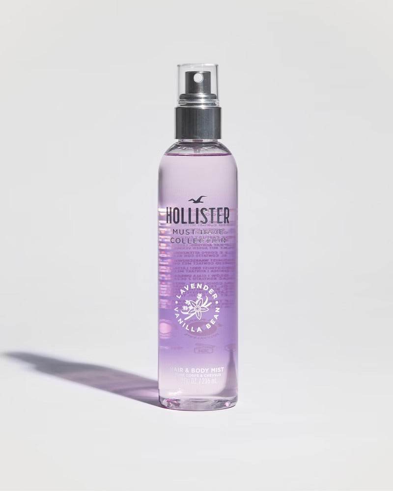 Hollister | Must-Have Collection | LAVENDER AND VANILLA BEAN | Hair & Body Mist 236ml - StyleOcean Limited