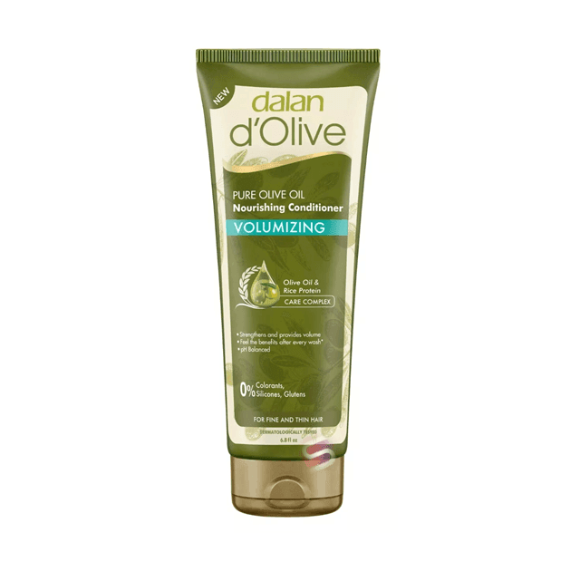 Dalan d’Olive | Pure Olive Oil Nourishing Conditioner | VOLUMIZING | for Fine and Thin Hair 200ml - StyleOcean Limited