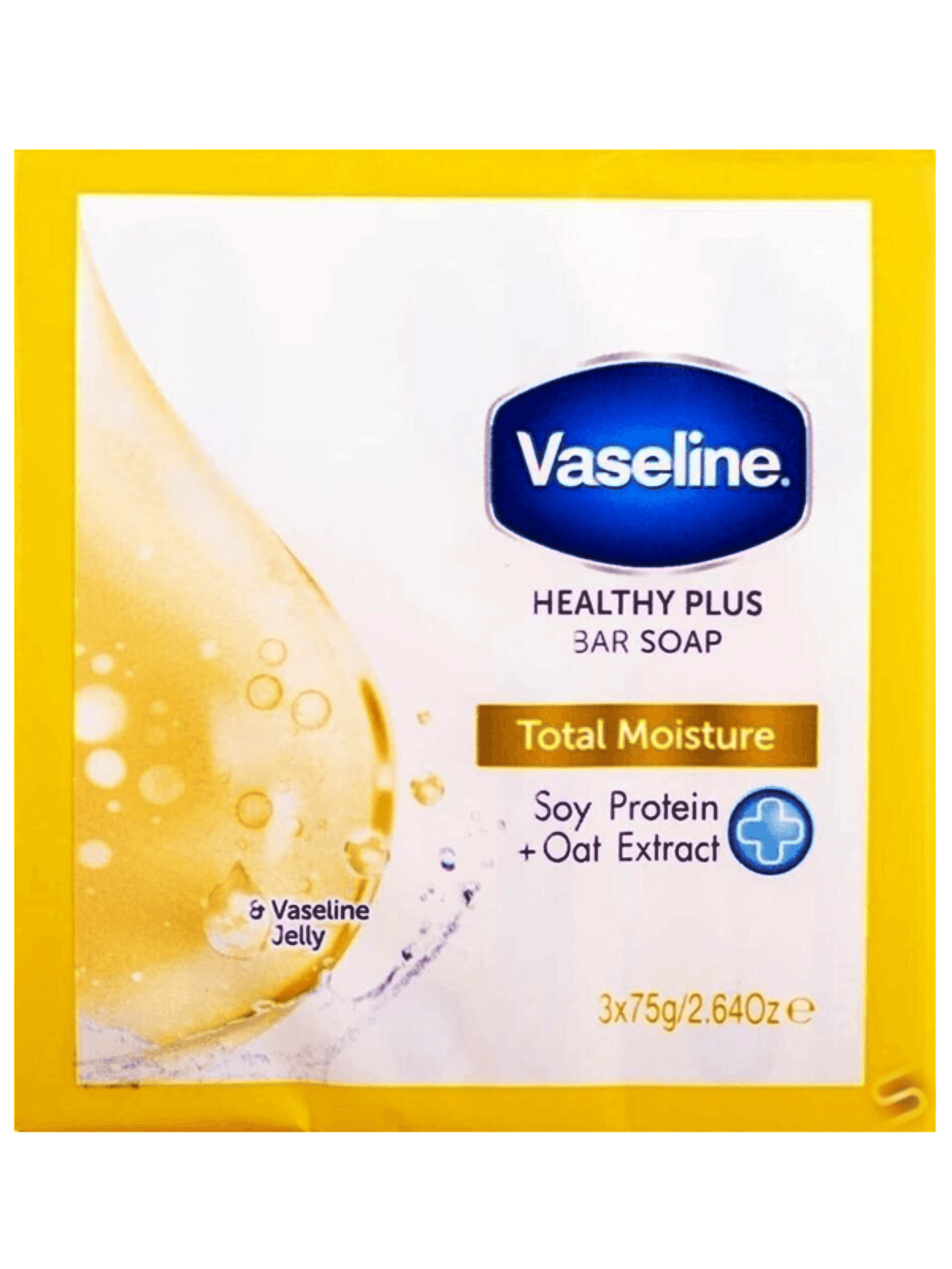 Vaseline | TOTAL MOISTURE | Healthy Plus Bar Soap | 3 x 75g - StyleOcean Limited