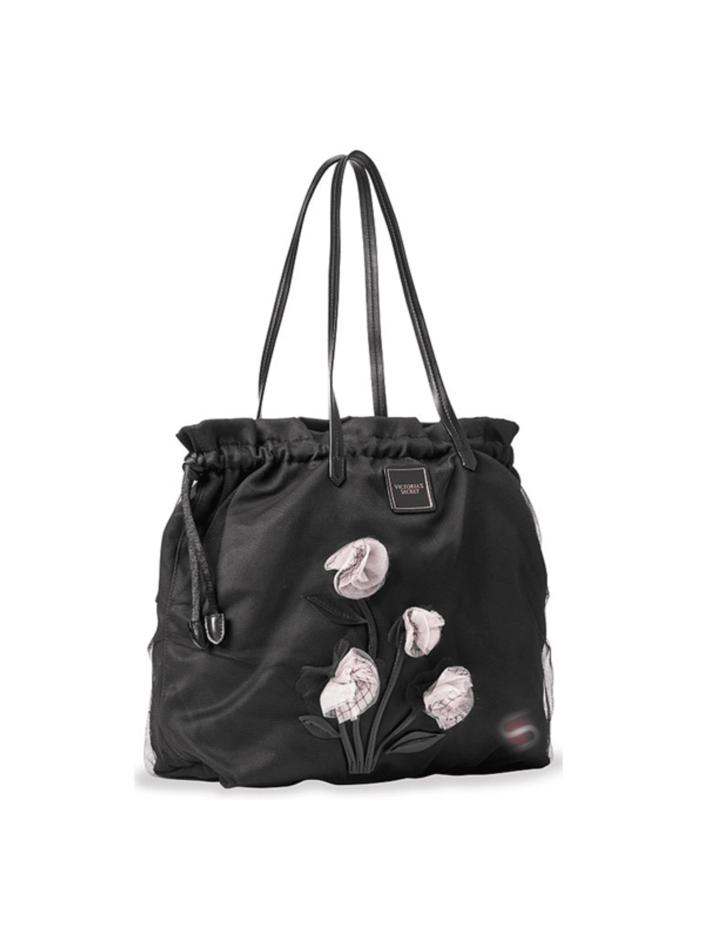Victoria's Secret | TEASE Gardenia Tote Bag | Black With Flowers - StyleOcean Limited