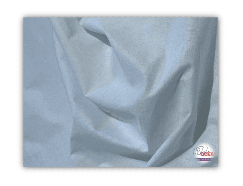 100% Cotton Fabric Material | WHITE | 45'' (114cm) Wide - StyleOcean Limited