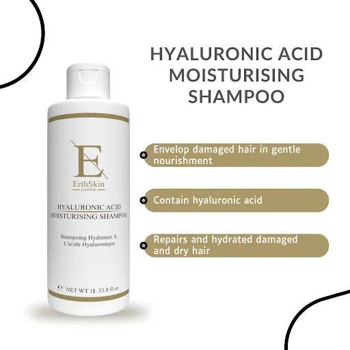 Erth Skin London | Hyaluronic Acid Moisturising SHAMPOO 1L - StyleOcean Limited