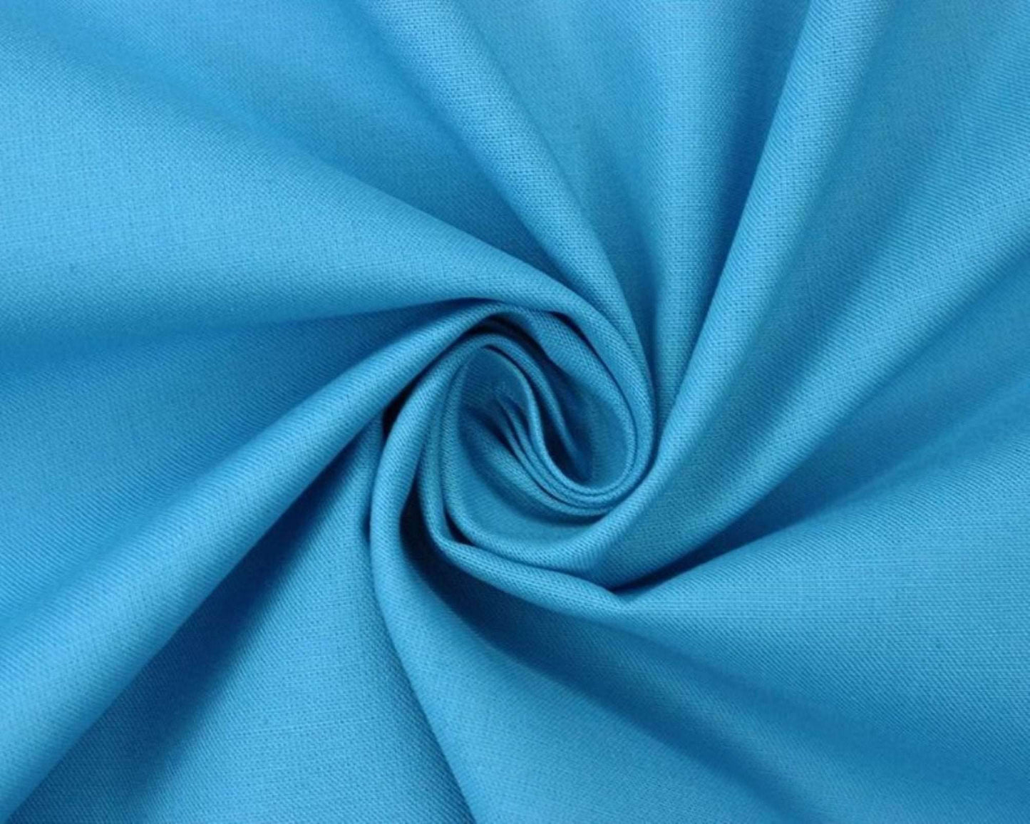 Plain 100% Cotton Fabric 60 SQ | 59 inch (150cm) Wide - StyleOcean Limited