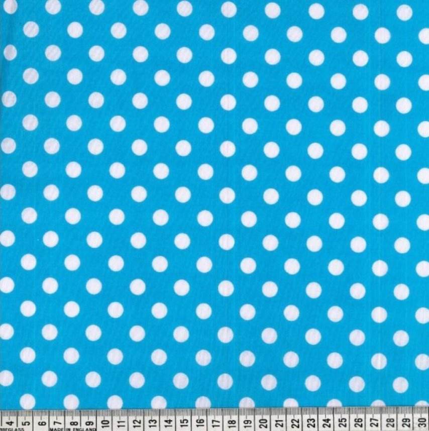 Polycotton Pea Spot (Polka Dots) Fabric Per Metre 45 Inch/ 115cm Wide - StyleOcean Limited