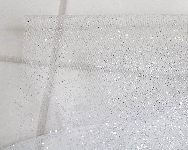Sparkle GLITTER TULLE Soft Fabric | 55''/ 140cm Wide - StyleOcean Limited