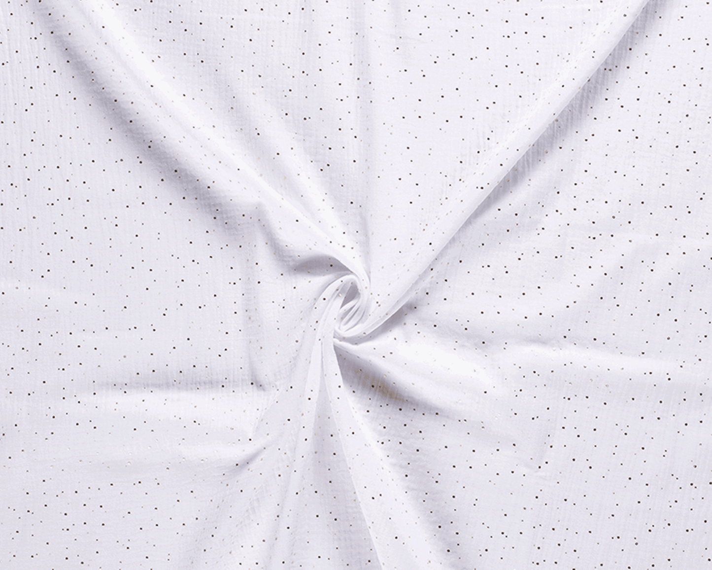 Gold Speckled Double Gauze Muslin | 54'' (137cm) Wide | 100% Cotton - StyleOcean Limited