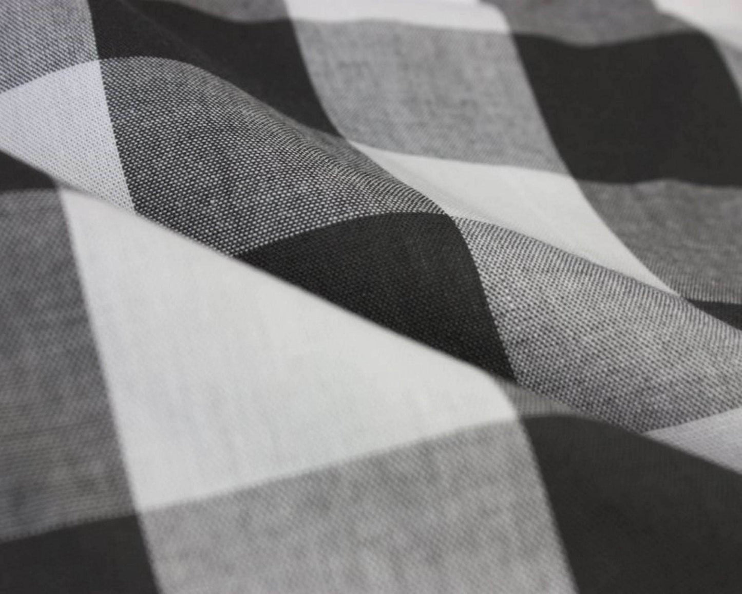 Emerald Green - Large Gingham 1.5" Check | Cotton Checkered Fabric | 55'' (140cm) Wide - StyleOcean Limited