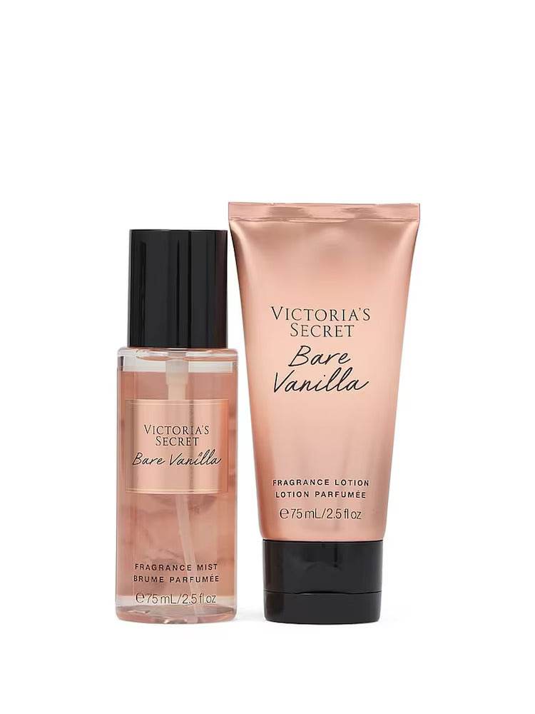 Victoria's Secret BARE VANILLA 2 Piece Body Mist and Lotion Gift Set - StyleOcean Limited