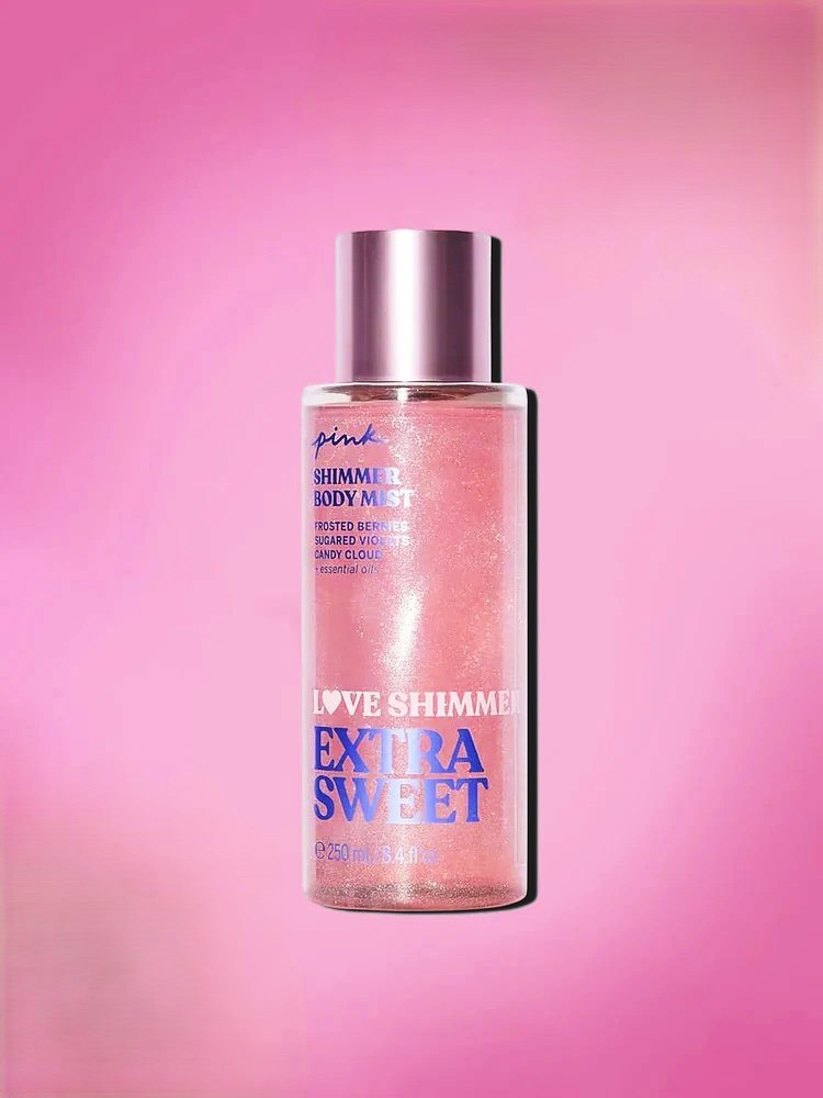 Victoria's Secret PINK | EXTRA SWEET | Shimmer Body Mist with Essential Oils 250ml
