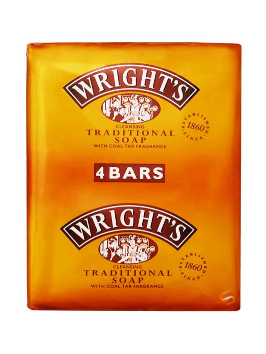 WRIGHT'S | TRADITIONAL SOAP | with Coal Tar Fragrance 4 x 125g - StyleOcean Limited
