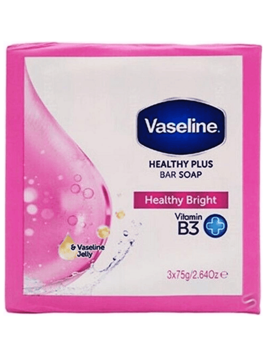 Vaseline | HEALTHY BRIGHT | Healthy Plus Bar Soap | 3 x 75g - StyleOcean Limited