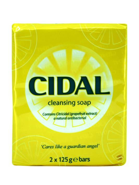 CIDAL | CLEANSING SOAP | Contains Grapefruit Extracts a Natural Antibacterial 2 x 125g - StyleOcean Limited