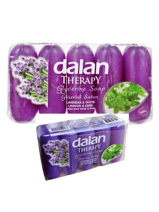 DALAN Therapy | LAVENDER & THYME | Glycerine Soap 5 X 70g - StyleOcean Limited