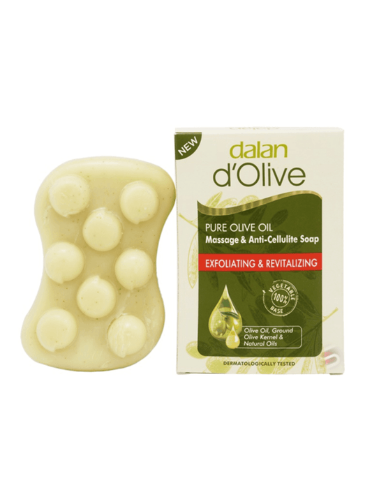 Dalan d'Olive | EXFOLIATING & REVITALIZING | Massage & Anti-Cellulite Soap 150g - StyleOcean Limited