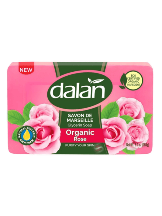 Dalan d'Olive | ORGANIC ROSE | Glycrine Soap 150g - StyleOcean Limited