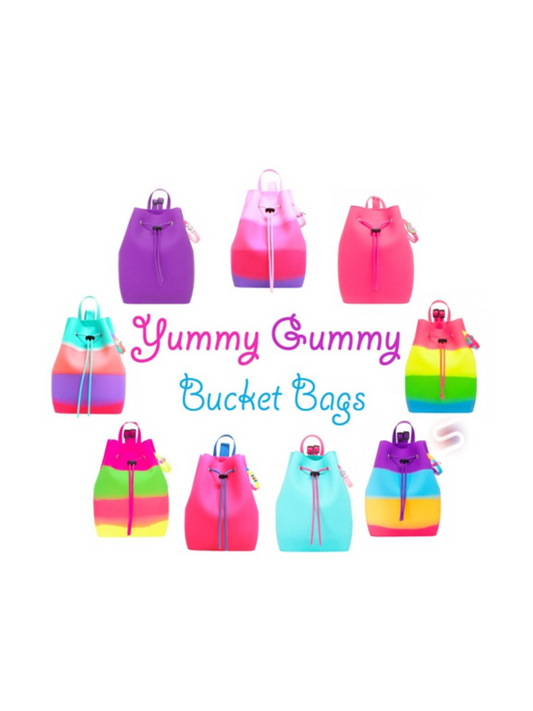 American Jewel | YUMMY GUMMY SCENTED Bucket Bags with Bracelet & Jewel