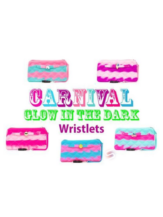 American Jewel | CARNIVAL GLOW IN THE DARK Wristlets with Flashlight and Jewel