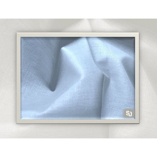 100% Cotton Fabric Material | WHITE | 45'' (114cm) Wide